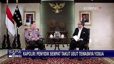 Kapolri Jenderal Listyo Sigit Prabowo Penyidik Polri Sempat Takut Usut