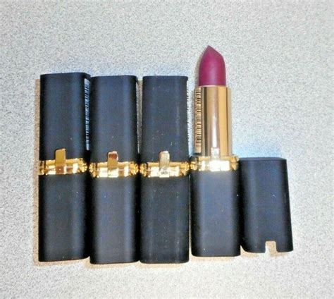 Lot Of 4 Loreal Colour Riche Lipstick 705 Berry Matte Pink 013oz Each