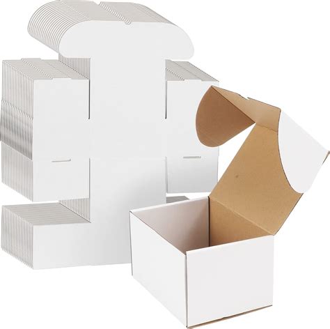 Amazon X X Inches White Shipping Boxes Set Of Corrugated