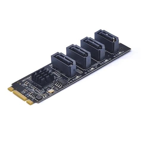 Carte Adaptateur M 2 NVME Vers 4 Ports SATA3 0 Extension PCI E Vers