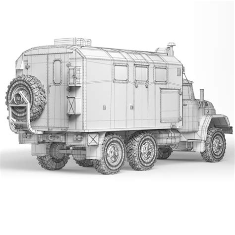 Zil 131 Kung 1969 - 3D Model for VRay