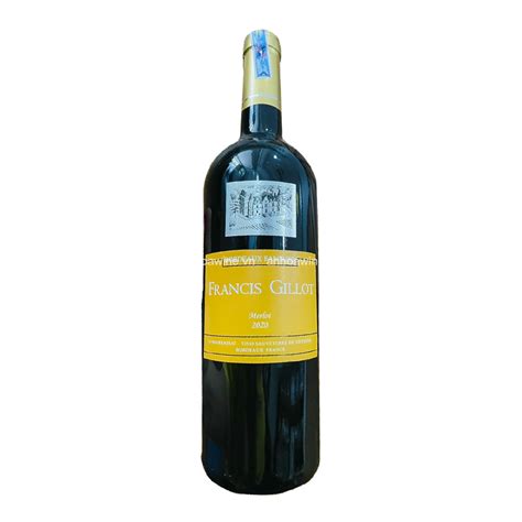 Rượu Vang Pháp Francis Gillot Merlot An Hòa Wine