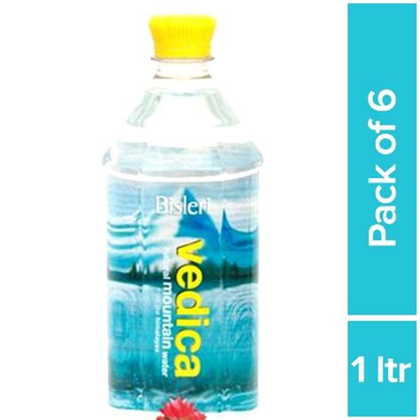 Buy Bisleri Natural Mountain Water Vedica Ml Bottle Online Now From