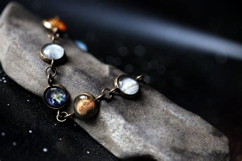 DISCONTINUED Solar System Galaxy Bracelet Milky Way Planets Etsy