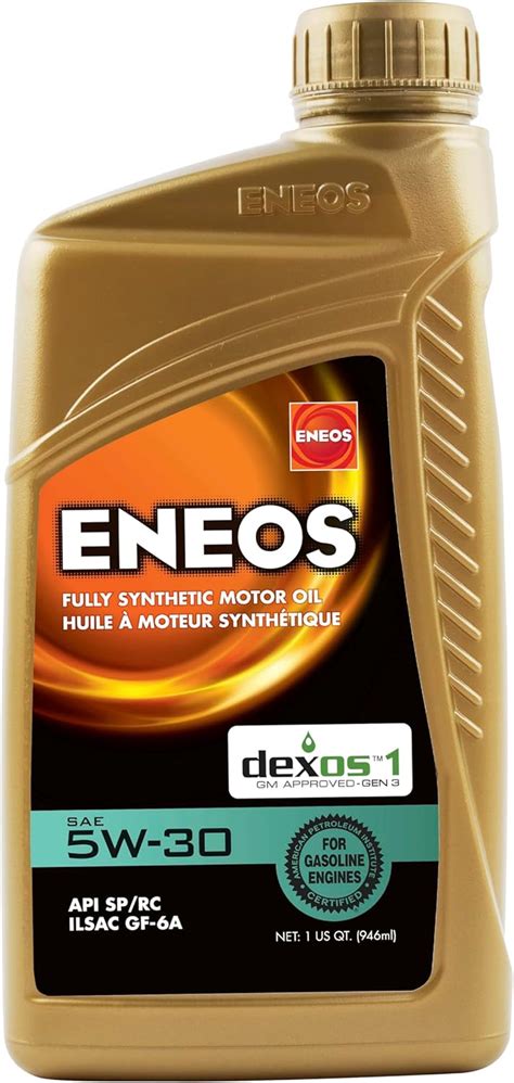 Amazon.com: ENEOS 5W-30 Fully Synthetic Motor Oil (1Quart 1Pack ...