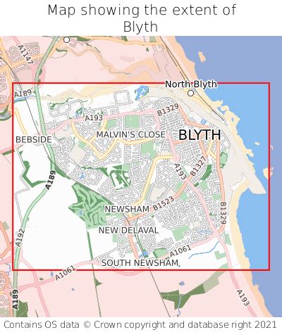 Where is Blyth? Blyth on a map