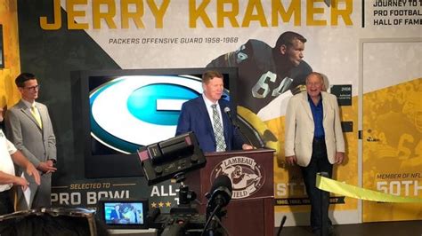 New Exhibit Opens At Lambeau In Honor Of Green Bay Packers Legend Jerry