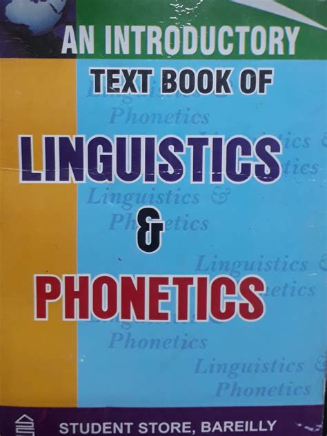 Be The First To Review An Introductory Text Book Of Linguistics And