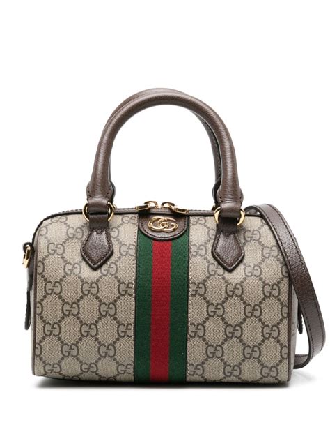 Gucci Mini Ophidia Tote Bag Brown Farfetch