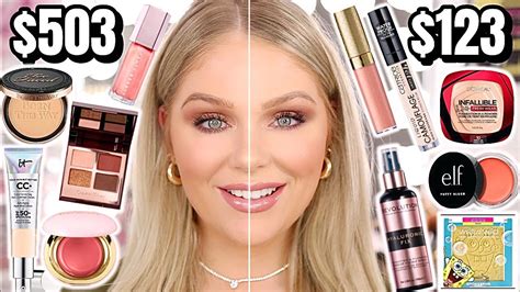 Full Face Testing Viral Drugstore Dupes Drugstore Vs High End Makeup