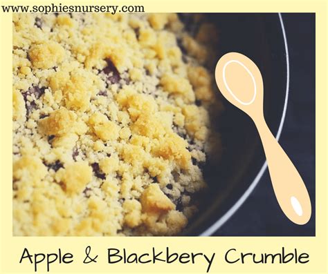 Simple And Delicious Apple And Blackberry Crumble Recipe Sophies