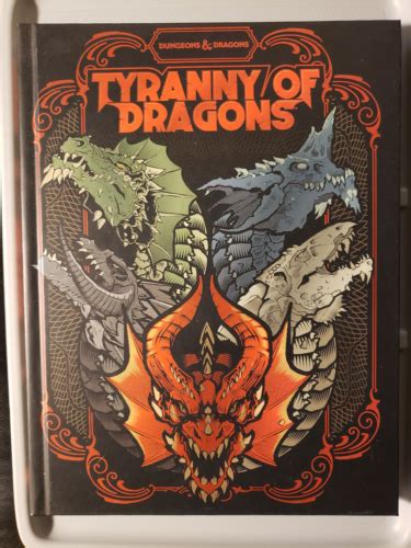 Dungeons And Dragons 5e Dandd Tyranny Of Dragons Alternate Cover Limited