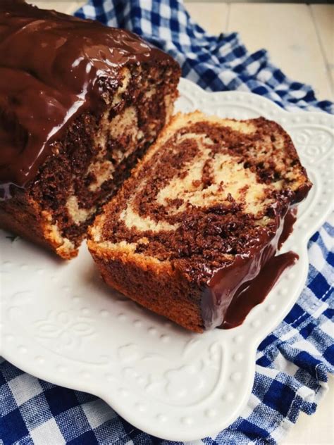 Cake Marmoleado De Vainilla Y Chocolate Biscotti Galletas