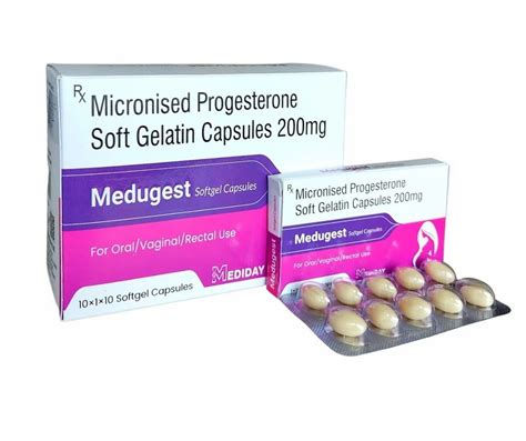 Progesterone Soft Gelatin Capsule Packaging Type Box Packaging Size 10x1x10 At Rs 2800 Box