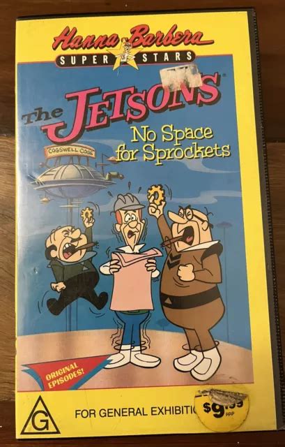 The Jetsons No Space For Sprockets Vhs Pal Video Tape Hanna Barbera