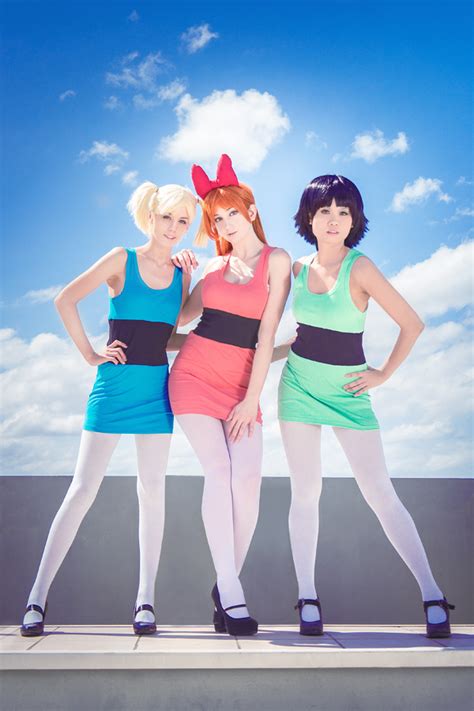 Here They Come Just In Time The Cosplaying Powerpuff Girls Kotaku