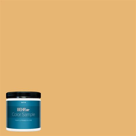 Behr Premium Plus Oz Ppu Pyramid Gold Satin Enamel Interior