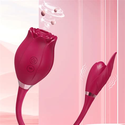 St Ck Sexspielzeug F R Frauen In Rose Saug Vibrator Stimulator