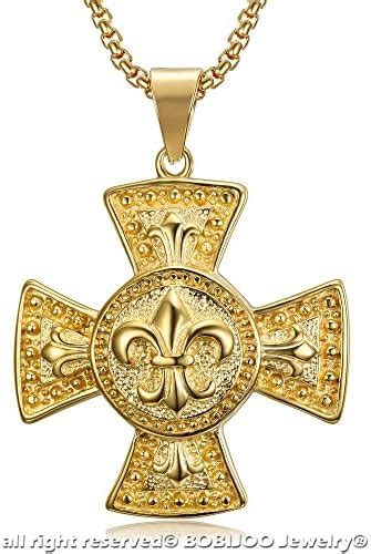 Bobijoo Jewelry M Daillon Pendentif Croix Patt E Templier Chevalier