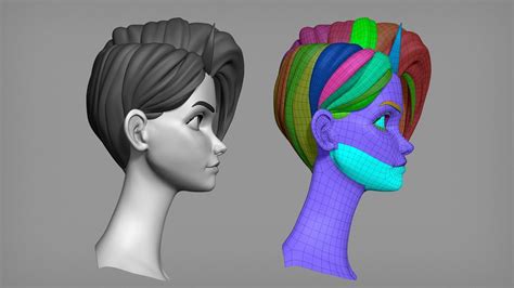 Cartoon Female Character Bonnie Base Mesh 3d Model Cgtrader