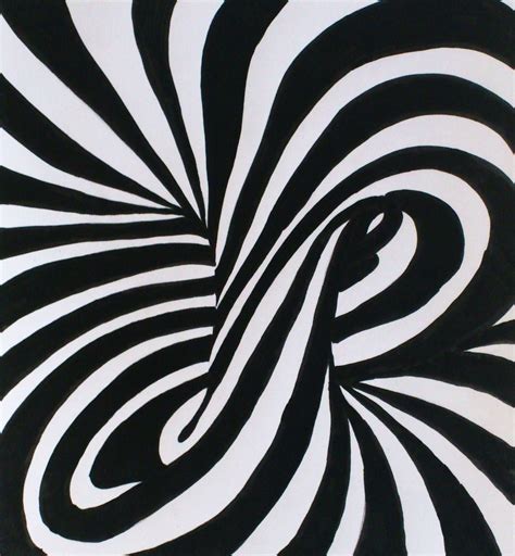 B W Spiral Illusion Art Op Art Art Google