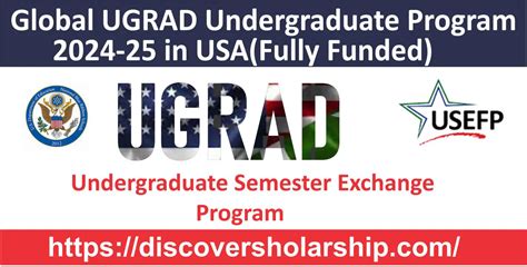 Global Ugrad Undergraduate Program In Usa Fully Funded