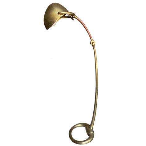 Brass Domed Floor Lamp Perch