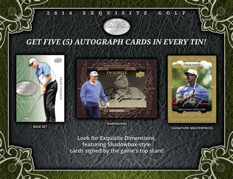 2014 Upper Deck Exquisite Collection Golf