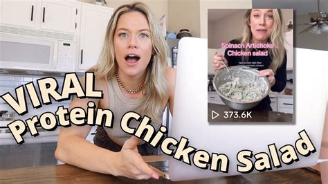 Viral Tik Tok Recipes High Protein Chicken Salad Recipes