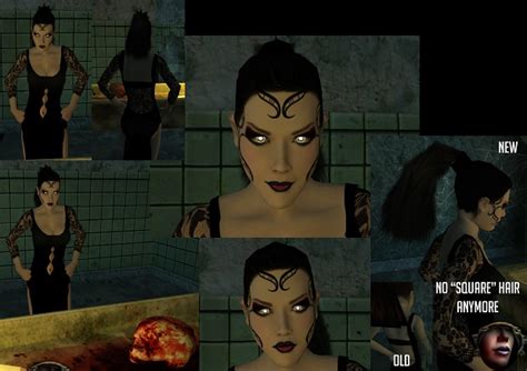 Pisha Retextured Smooth Hair And Hq Skin Addon Vampire The