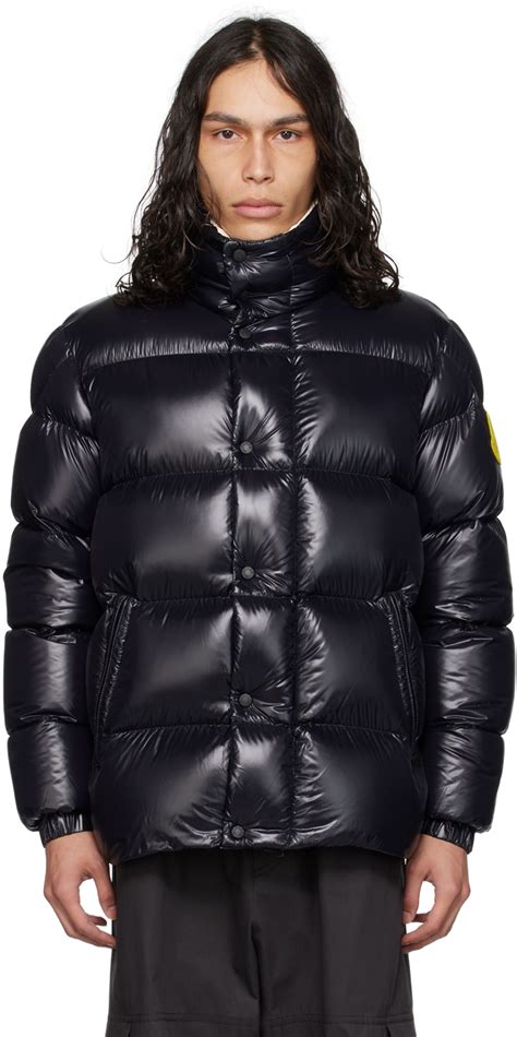 Moncler Black Dervox Down Jacket Ssense