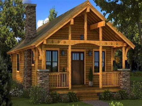 Best Small Log Cabin Ideas With Awesome Decoration Small Log