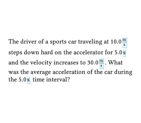 Kinematics Equation 1 Example 2