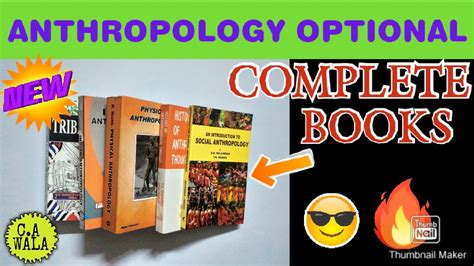 Upsc Anthropology Complete Book List ANTHROPOLOGY BOOK LIST UPSC