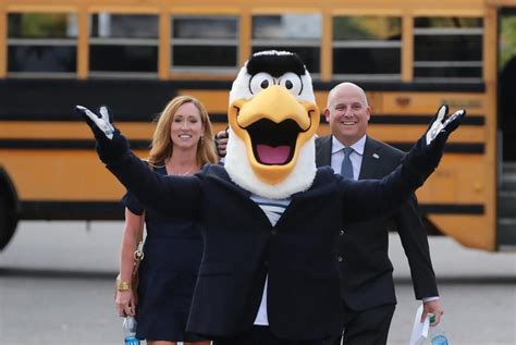 Georgia Southern Cheers The Arrival Of New Head Football Coach Clay Helton