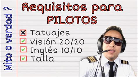 Descubre Los Requisitos Para Ser Piloto Aviador Requisitos Usa