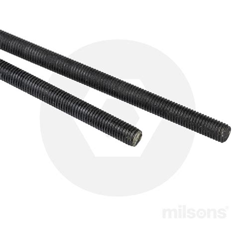 Threaded Rod Cl M X M Black Milsons