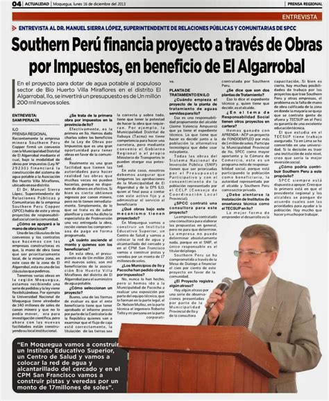 Grupo Iniciativa Anticorrupcion Ilo Southern Per Financia Proyecto A