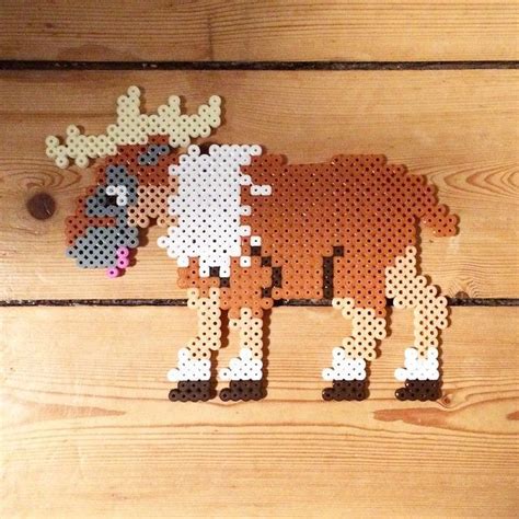 Sven Frozen Hama Perler Beads By Sarah Abbondio Hama Beads Disney