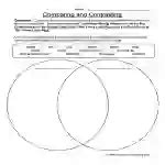 Comparing And Contrasting Venn Diagram Worksheet By Teach Simple