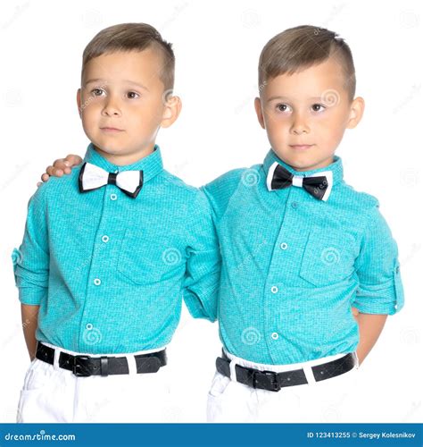 Two Sad Gemini Boys Stock Image Image Of Boredom Care 123413255
