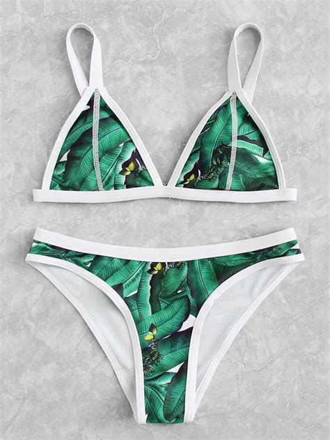 Tropical Print Bikini Set Artofit