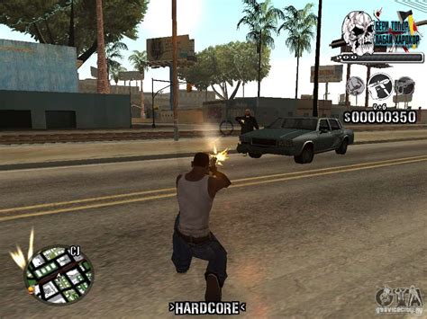 C HUD Hardcore By KD для GTA San Andreas