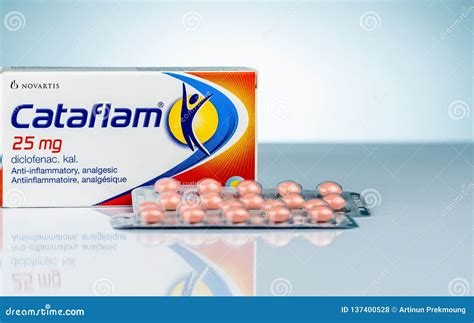 Cataflam 25 Mg. Diclofenac Potassium Product of Novartis. Manufactured ...