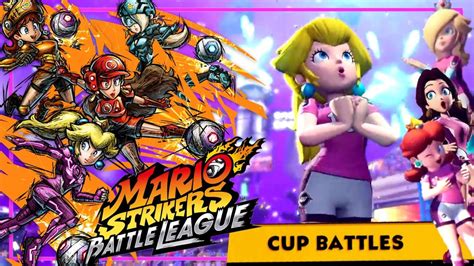 Peach Pauline Daisy Rosalina Gameplay Galactic Mode Cannon Cup Mario Strikers Battle