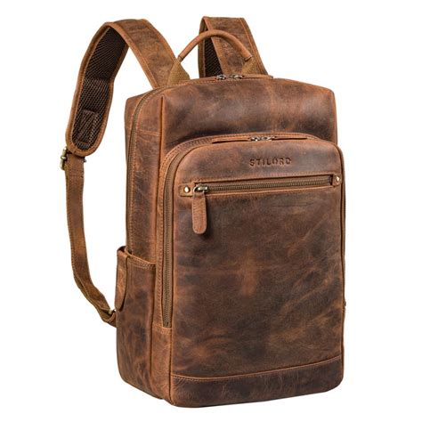 Yuki Leather Backpack Men Business Stilord