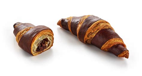 Croissant Double Colour Choco Filled