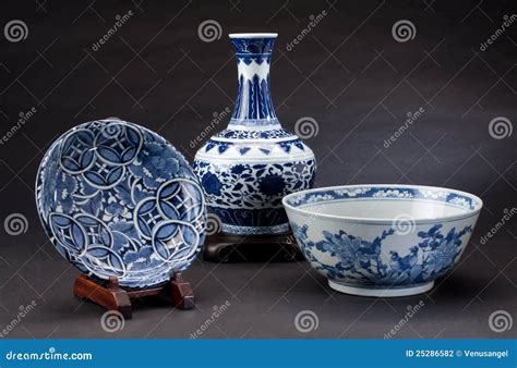 Ancient Chinese Porcelain Stock Photo Image Of Breakable 25286582