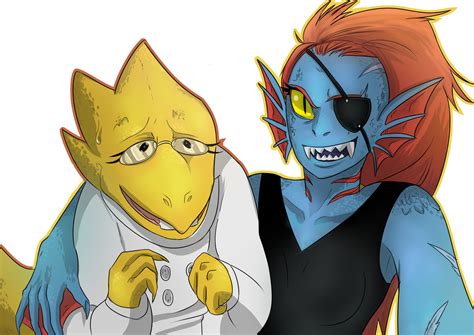 Alphys And Undyne By Xandreita93x On Deviantart