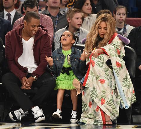 Beyoncé Jay Z And Blue Ivy In New Orleans At The Nba All Star Game